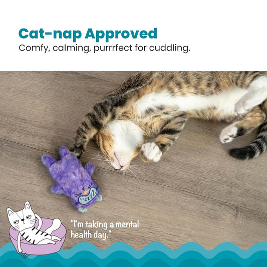 Touch-Activated Purring Plush Kitty Toy for Cats & Kittens – Soft Comfort Pillow with Realistic Purring Sound