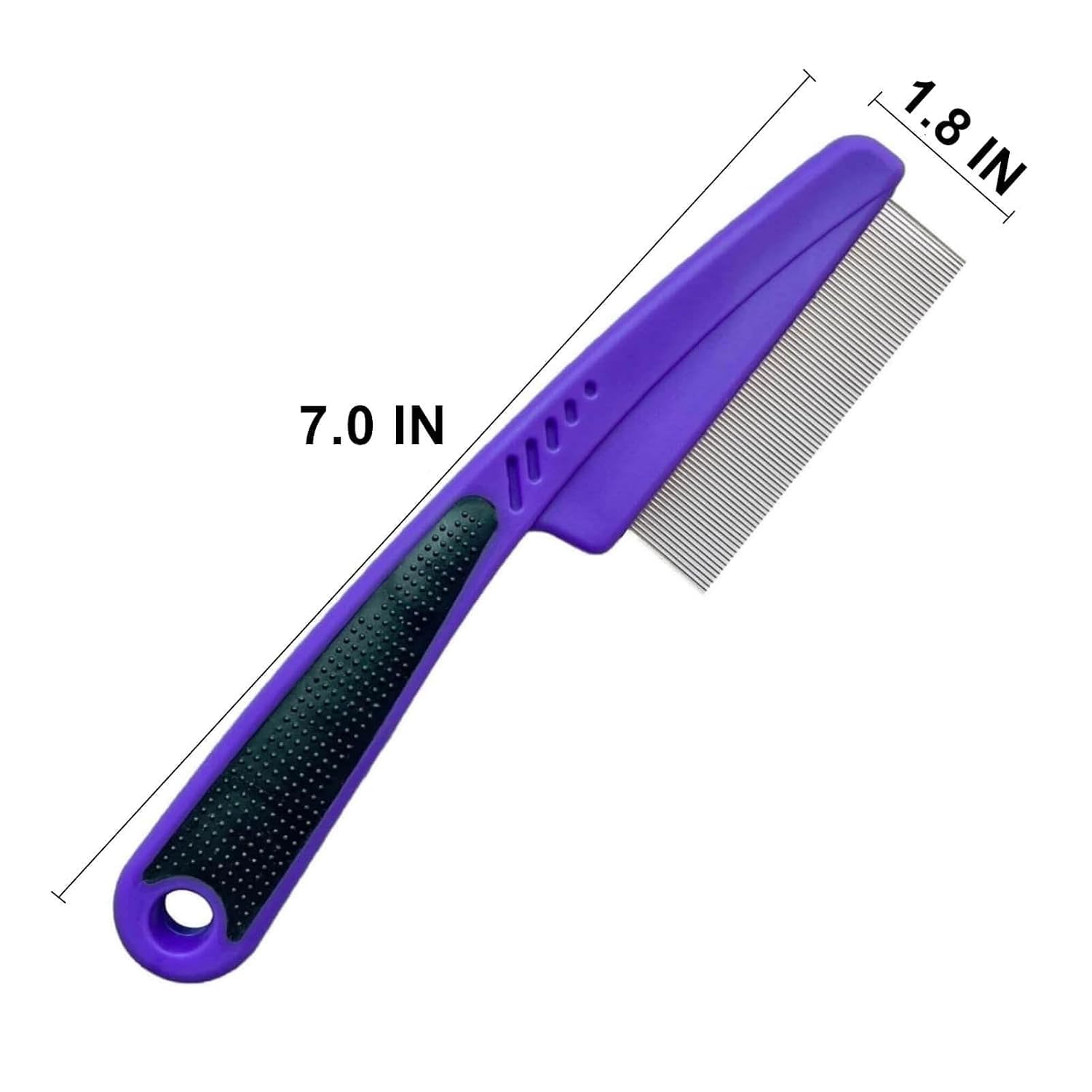 Pethod Flea Comb for Dogs & Cats | Fine Tooth Grooming Comb