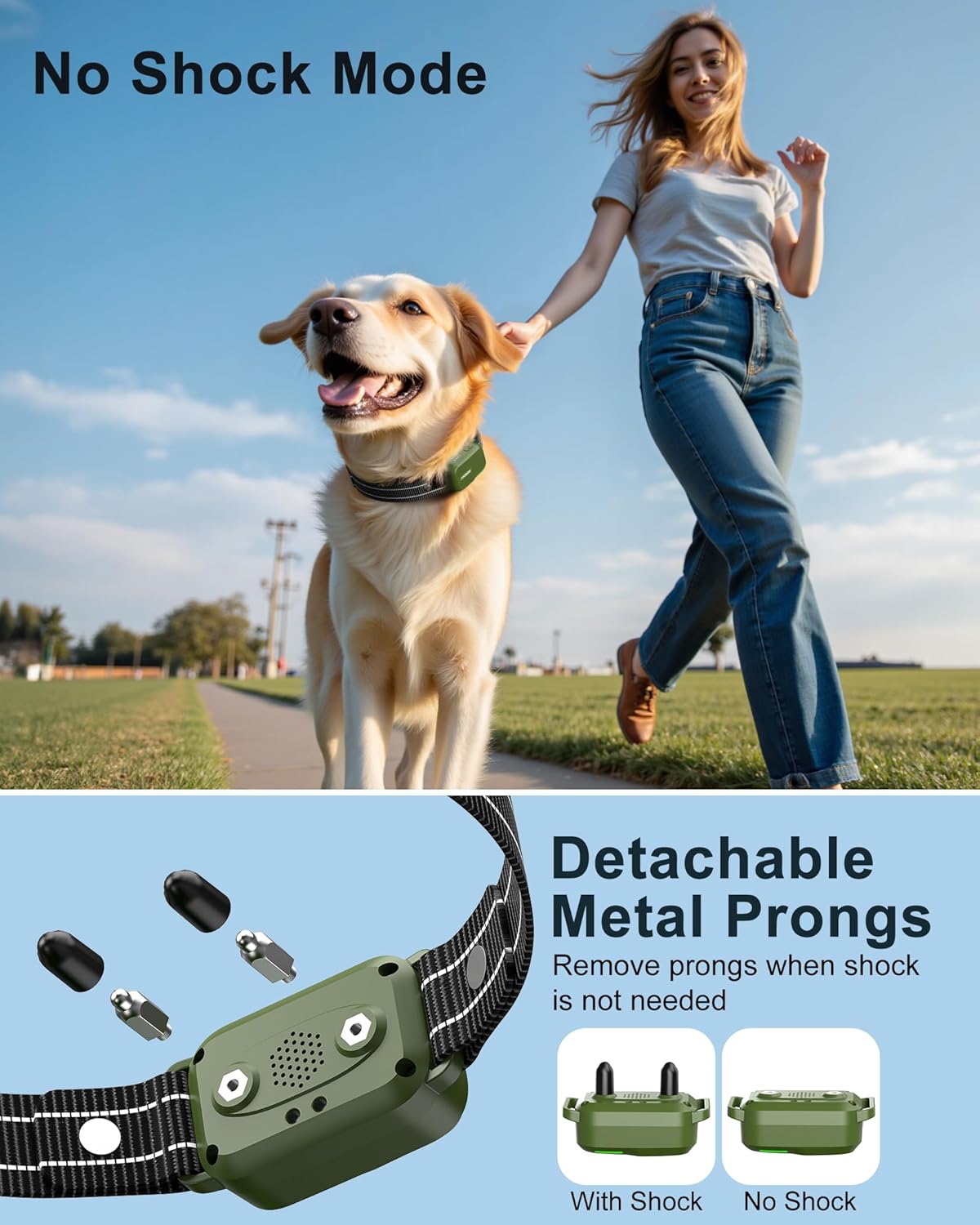 UltraRange Dog Training Collar with Remote – 4500FT Waterproof Rechargeable E-Collar for Small, Medium &amp; Large Dogs