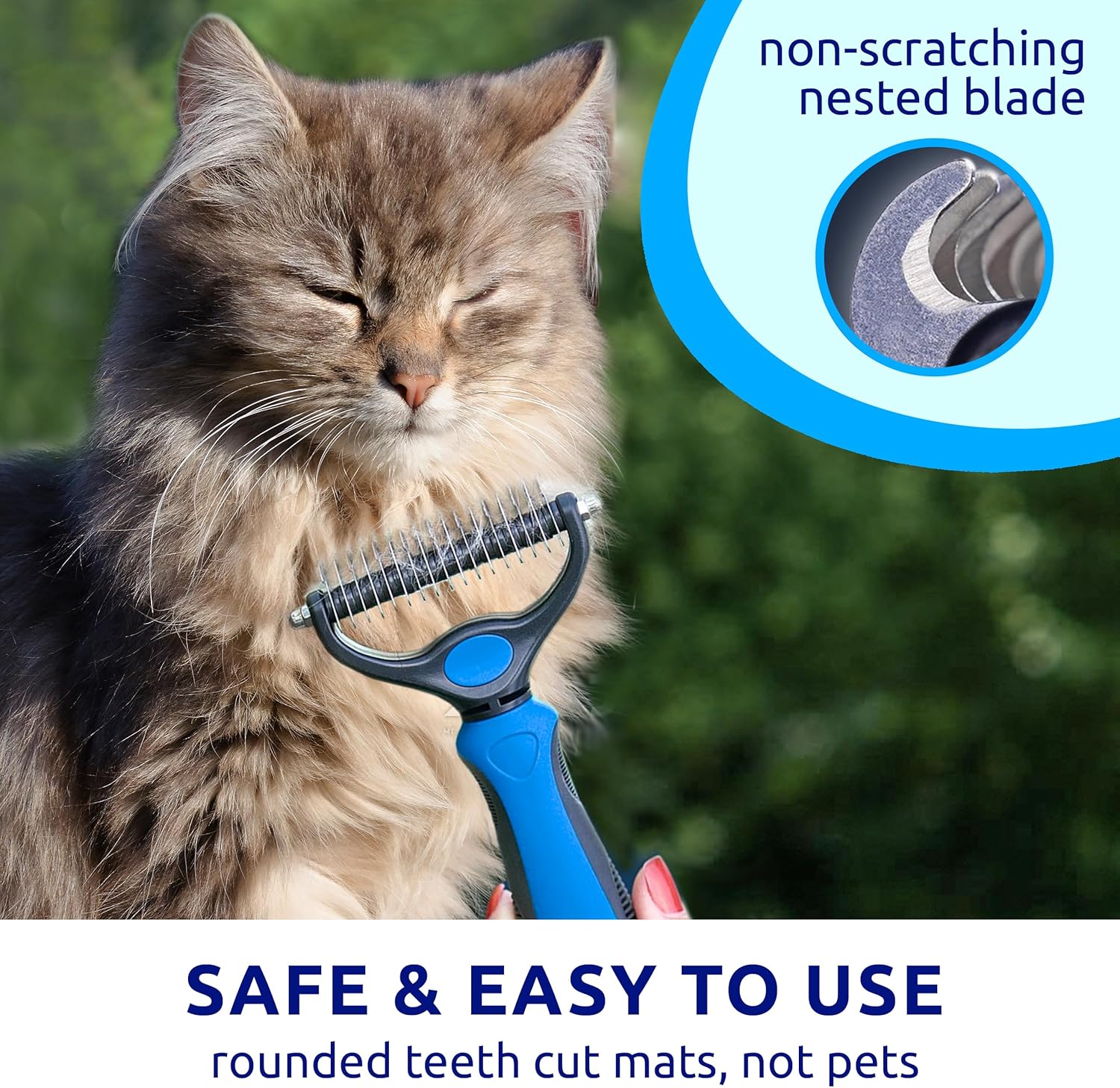 Pethod Deshedding Grooming Glove for Dogs & Cats – Gentle Hair Removal & Bathing Brush for Long & Short Fur