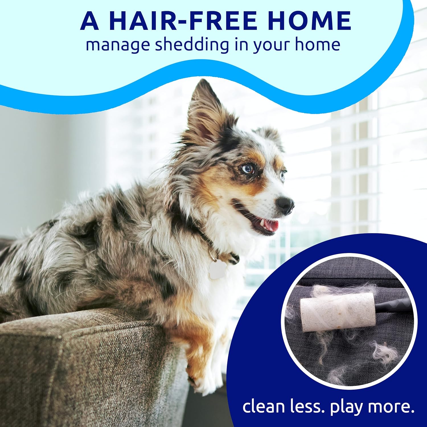 Pethod Deshedding Grooming Glove for Dogs & Cats – Gentle Hair Removal & Bathing Brush for Long & Short Fur