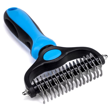 Pethod Deshedding Grooming Glove for Dogs & Cats – Gentle Hair Removal & Bathing Brush for Long & Short Fur